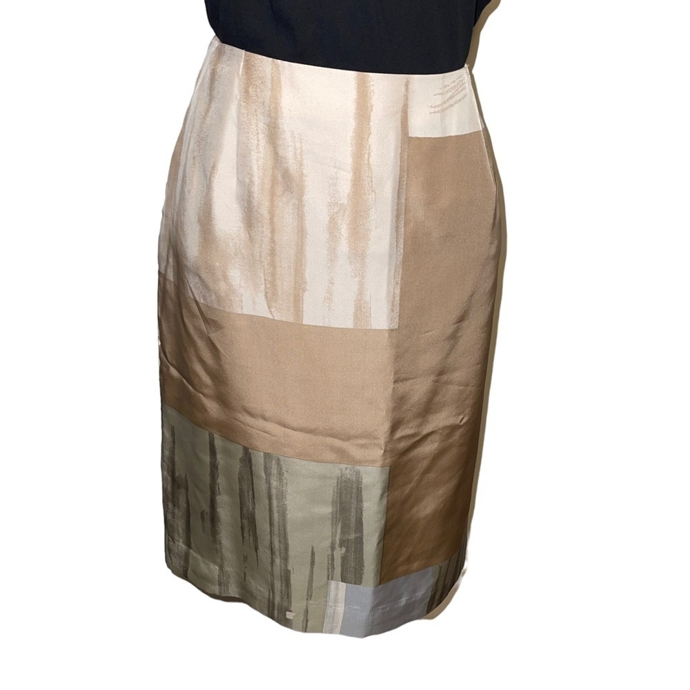 NWT Emporio Arman 100% Silk Woman Skirt Size 12/ EU 44